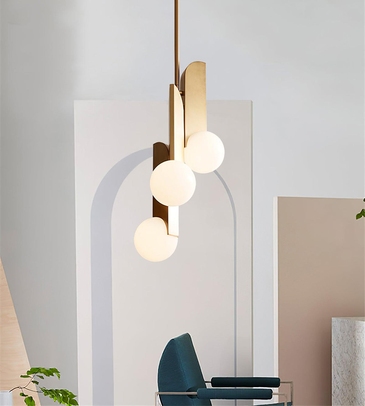 Eirelelia elegante hanglamp met glas