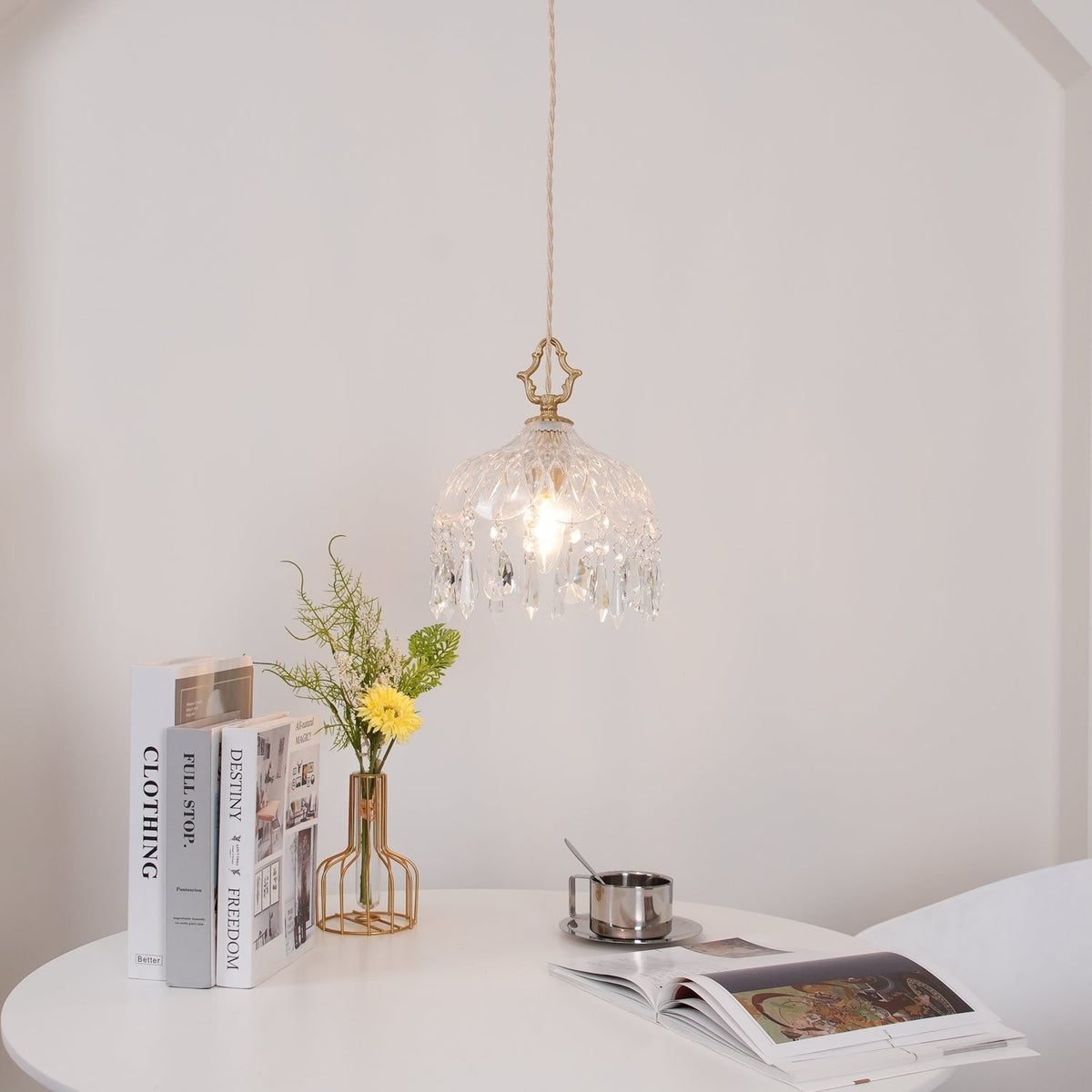 Moka kristal Vintage hanglamp