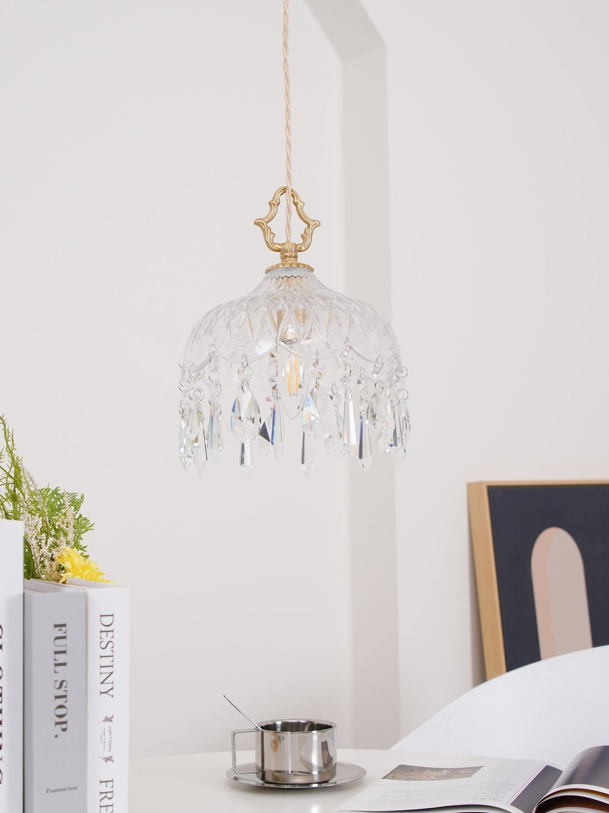Moka kristal Vintage hanglamp
