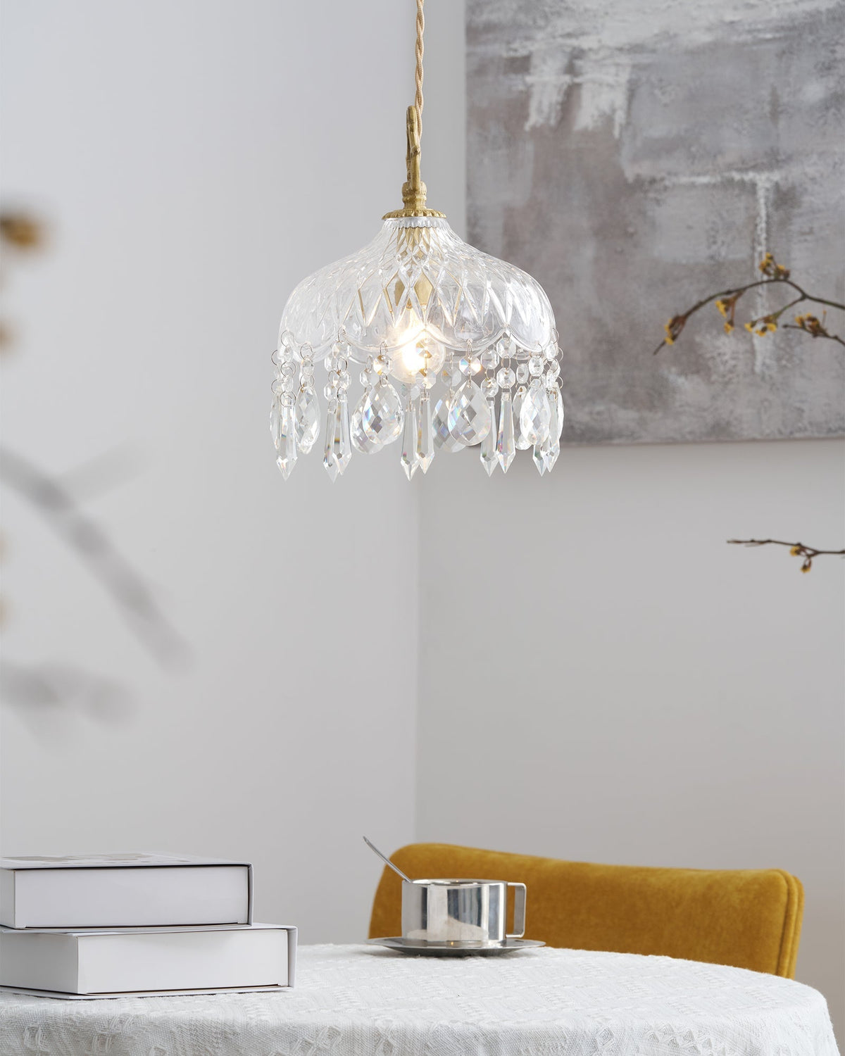 Moka kristal Vintage hanglamp