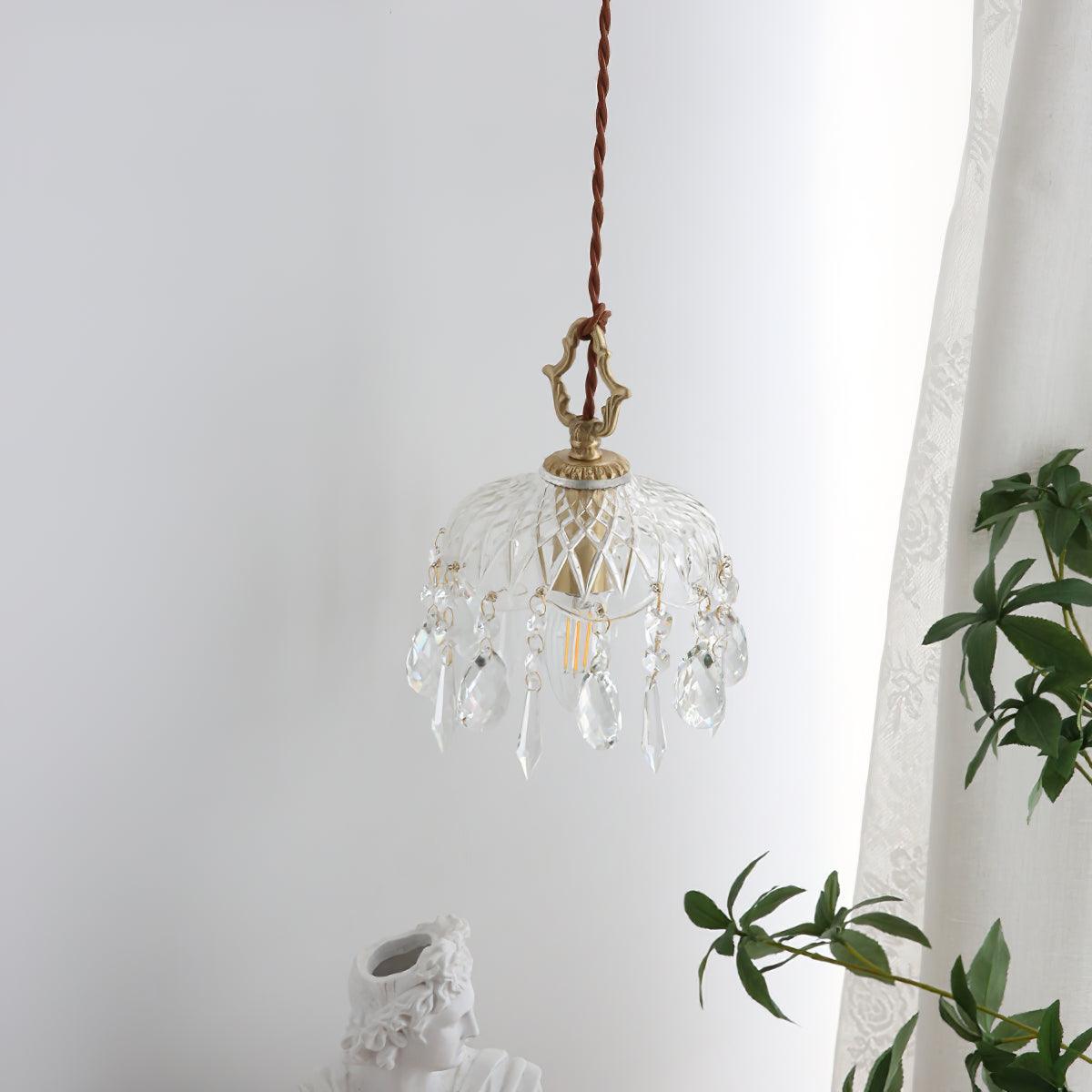 Moka kristal Vintage hanglamp