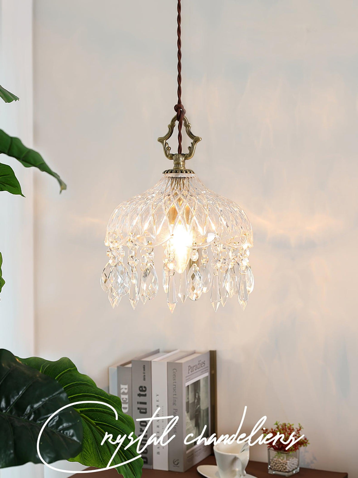 Moka kristal Vintage hanglamp