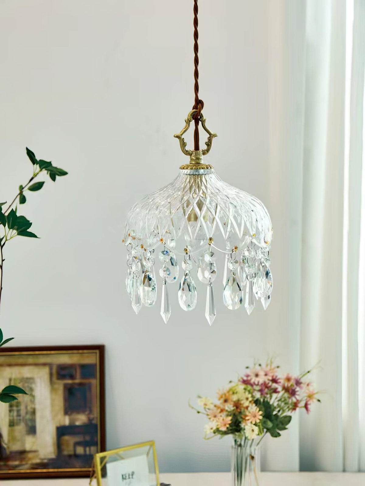 Moka kristal Vintage hanglamp