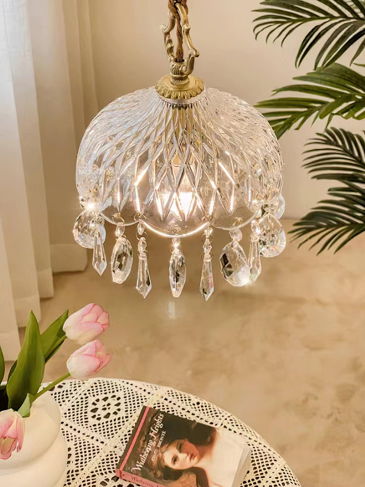 Moka kristal Vintage hanglamp