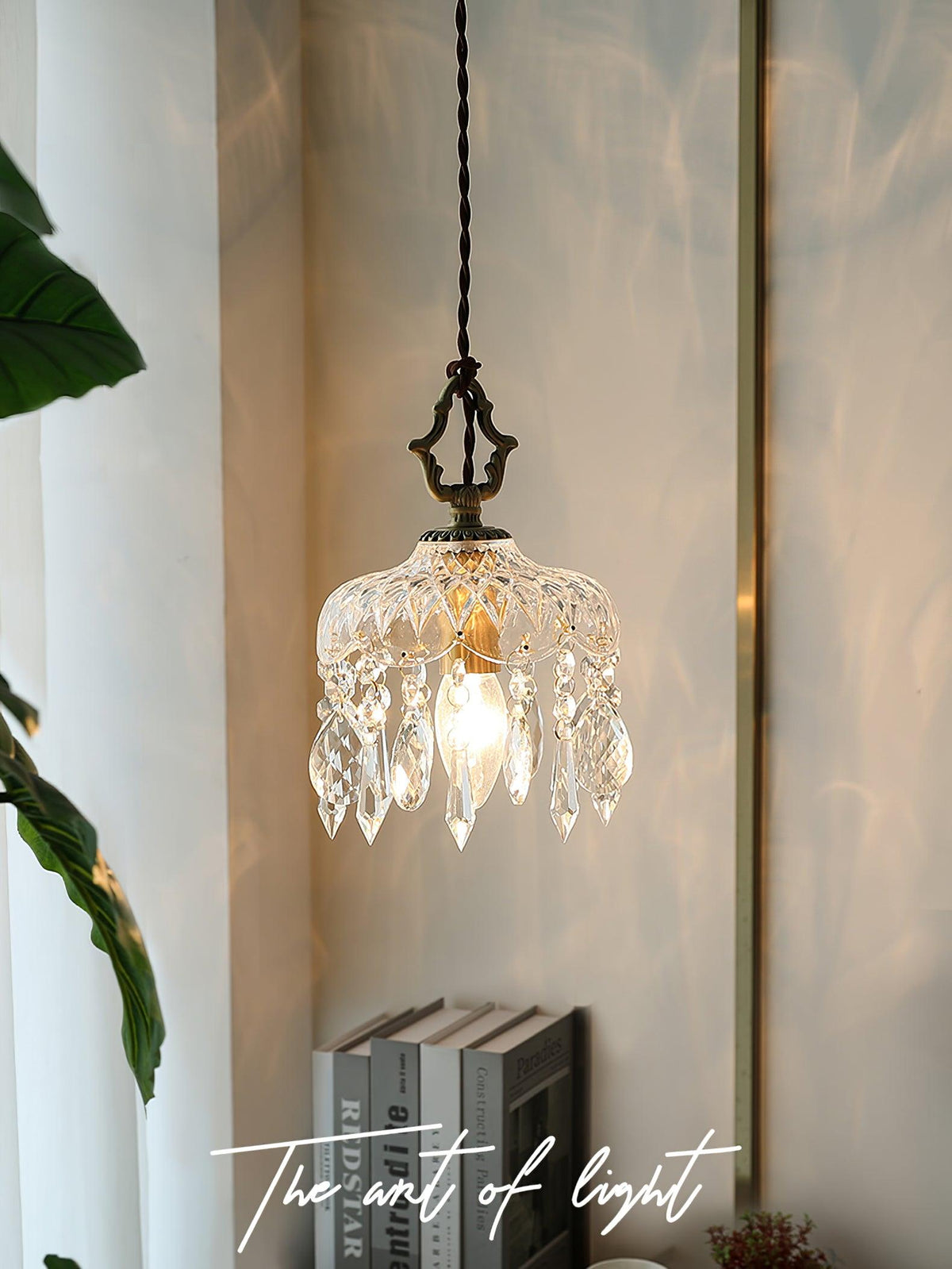 Moka kristal Vintage hanglamp