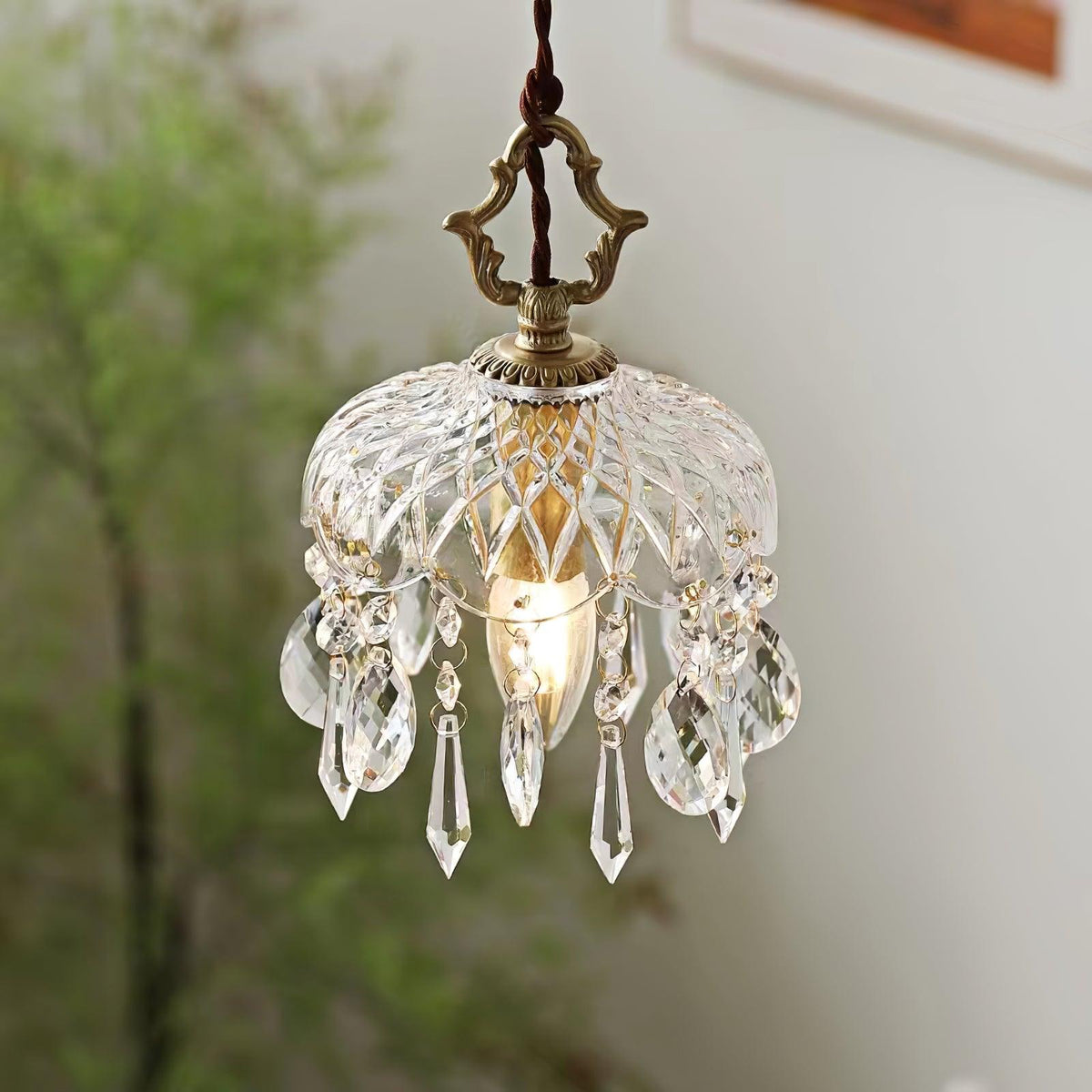 Moka kristal Vintage hanglamp