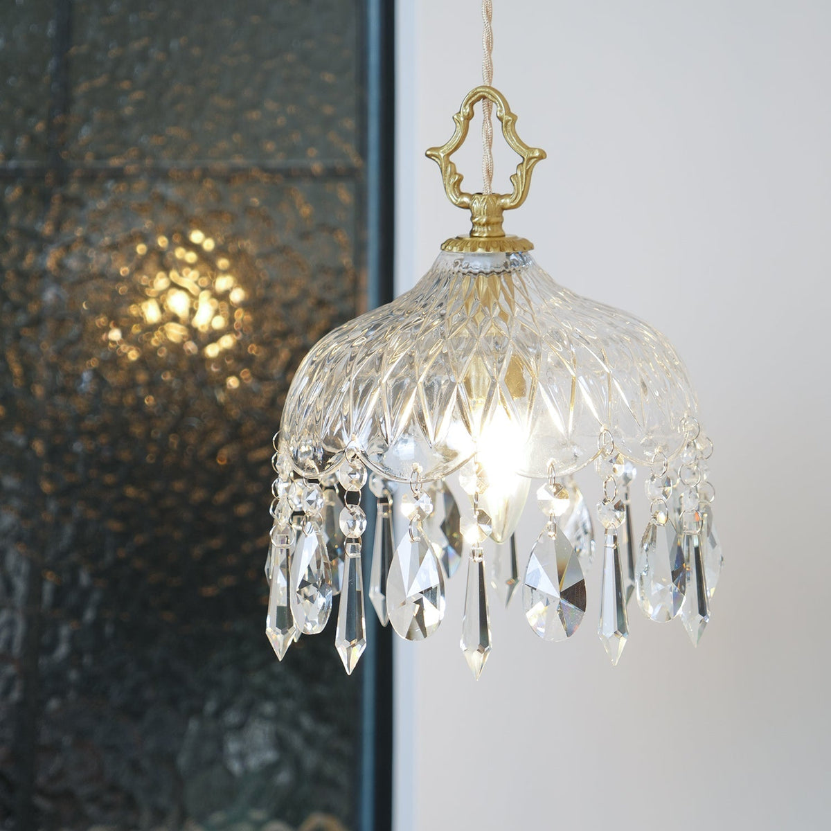 Moka kristal Vintage hanglamp