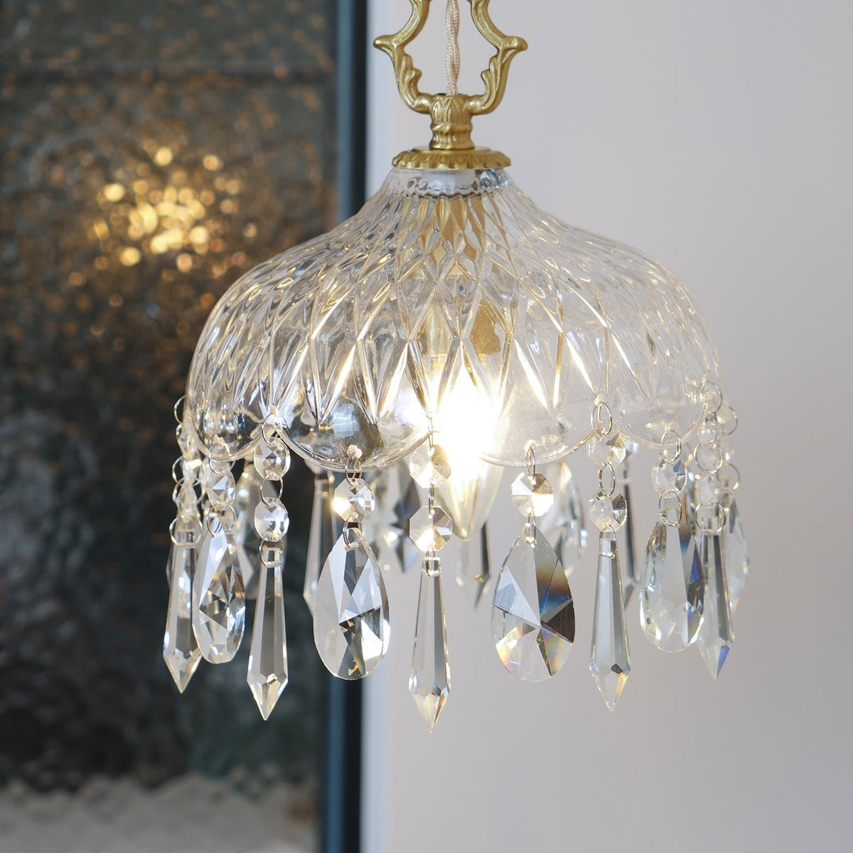Moka kristal Vintage hanglamp