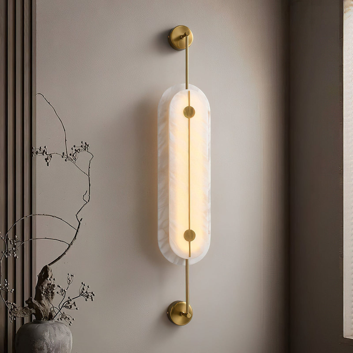 Brace wandlamp Albast