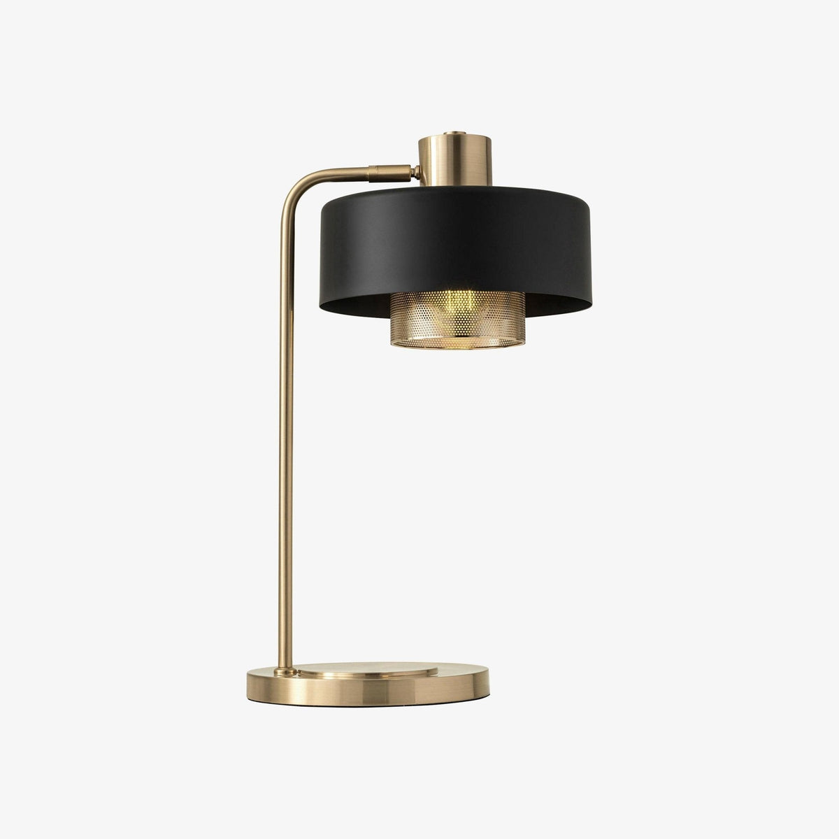 Contemporaire eigentijdse tafellamp in brons