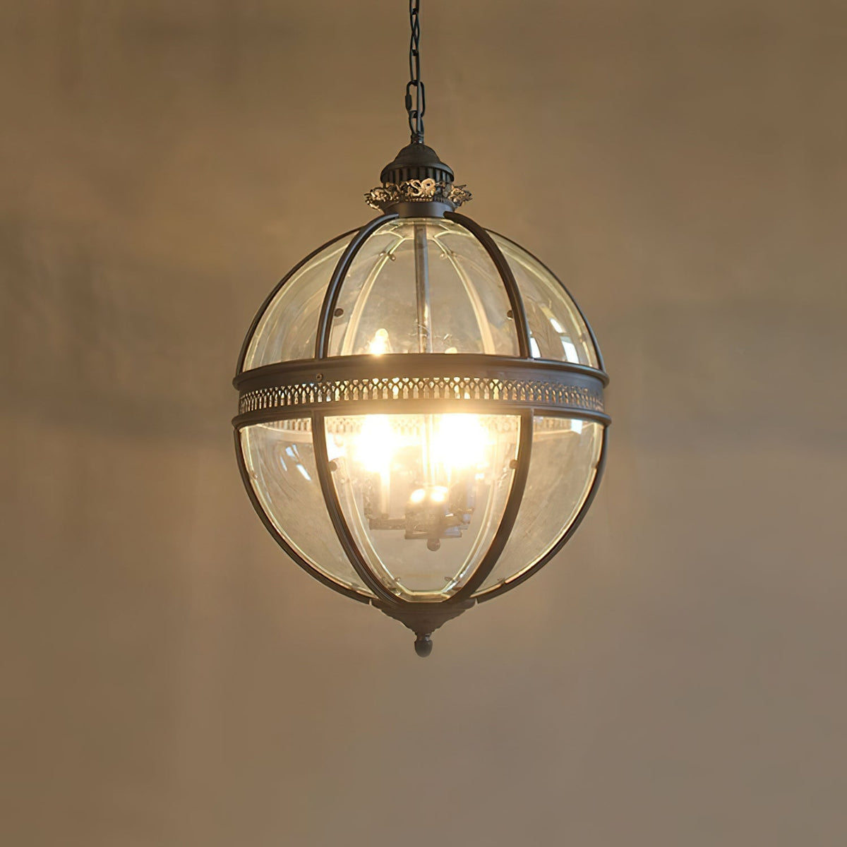 Svelte Vintage Industrial glas hanglamp