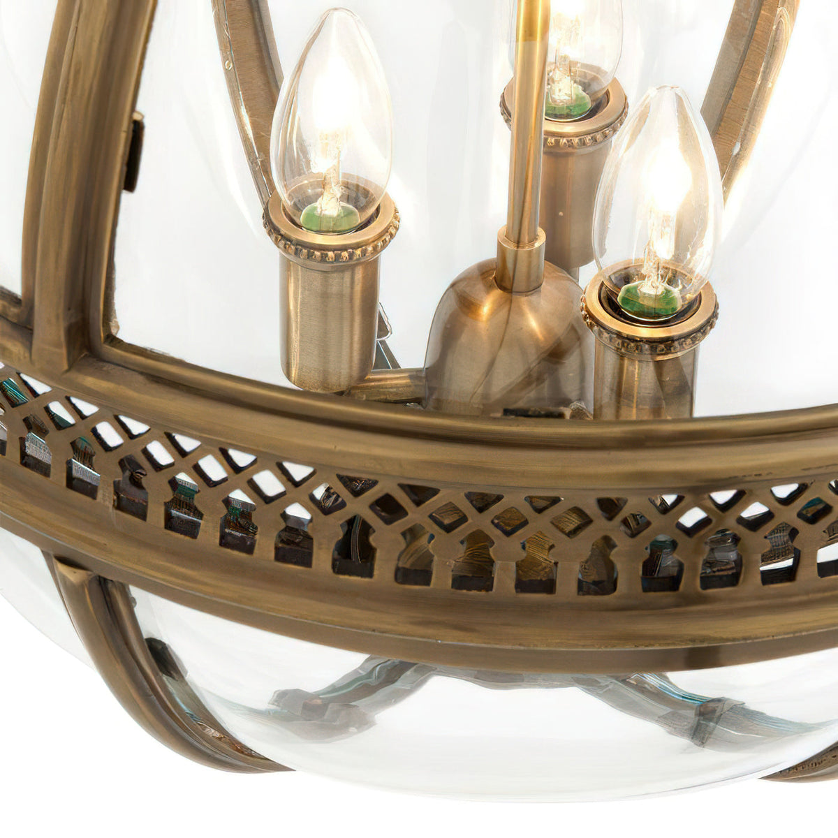 Svelte Vintage Industrial glas hanglamp