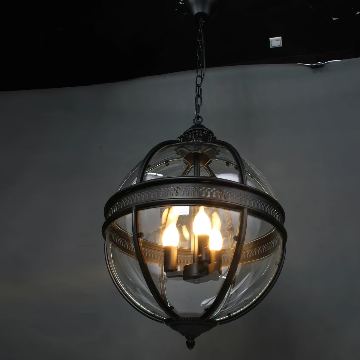 Svelte Vintage Industrial glas hanglamp