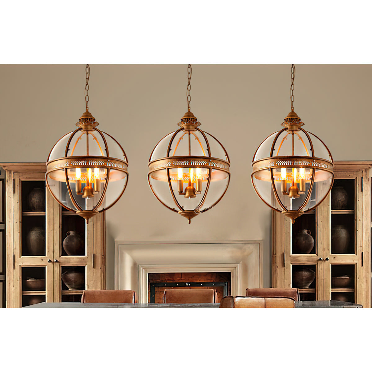 Svelte Vintage Industrial glas hanglamp