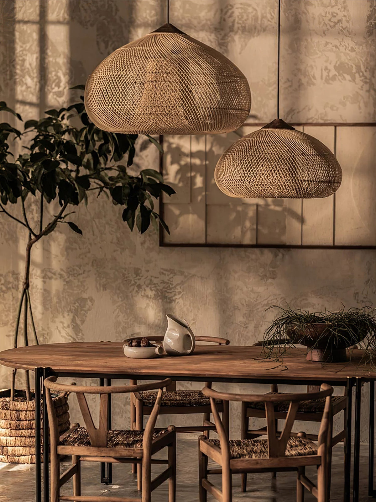 Canirora Hanglamp Rotan Decoratief snoer Geweven