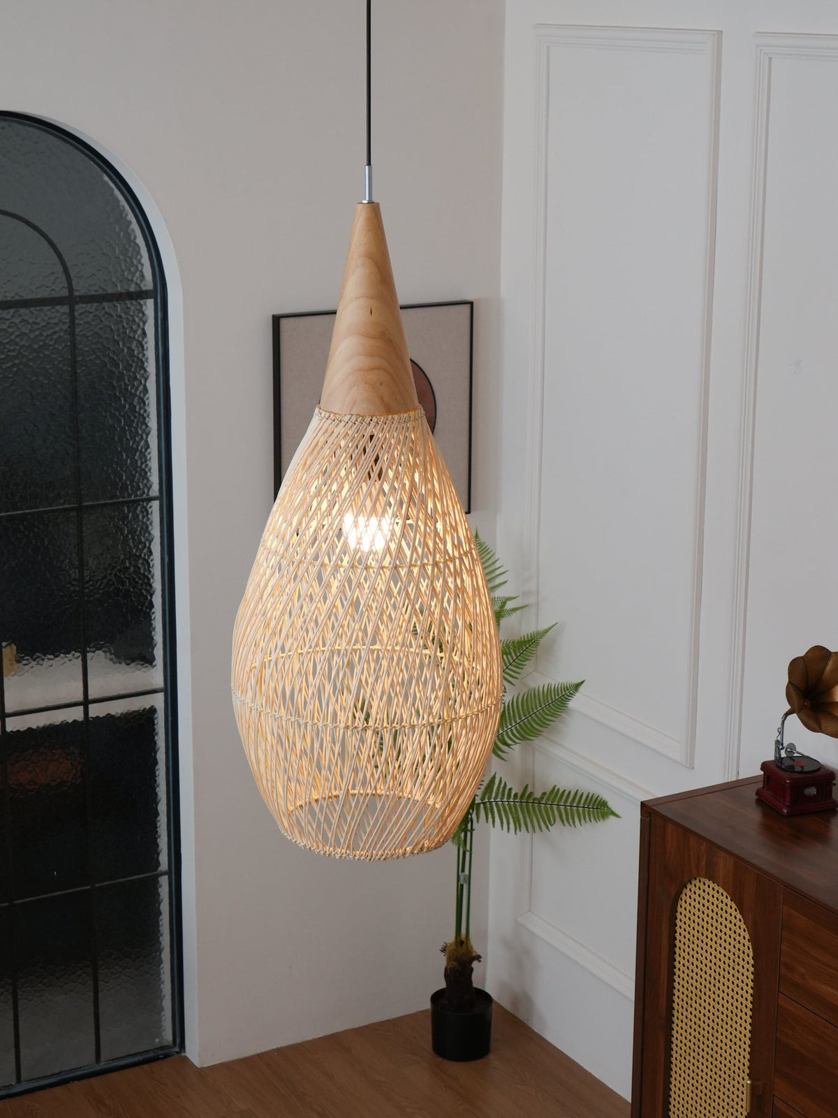 Braided Rotan hanglamp