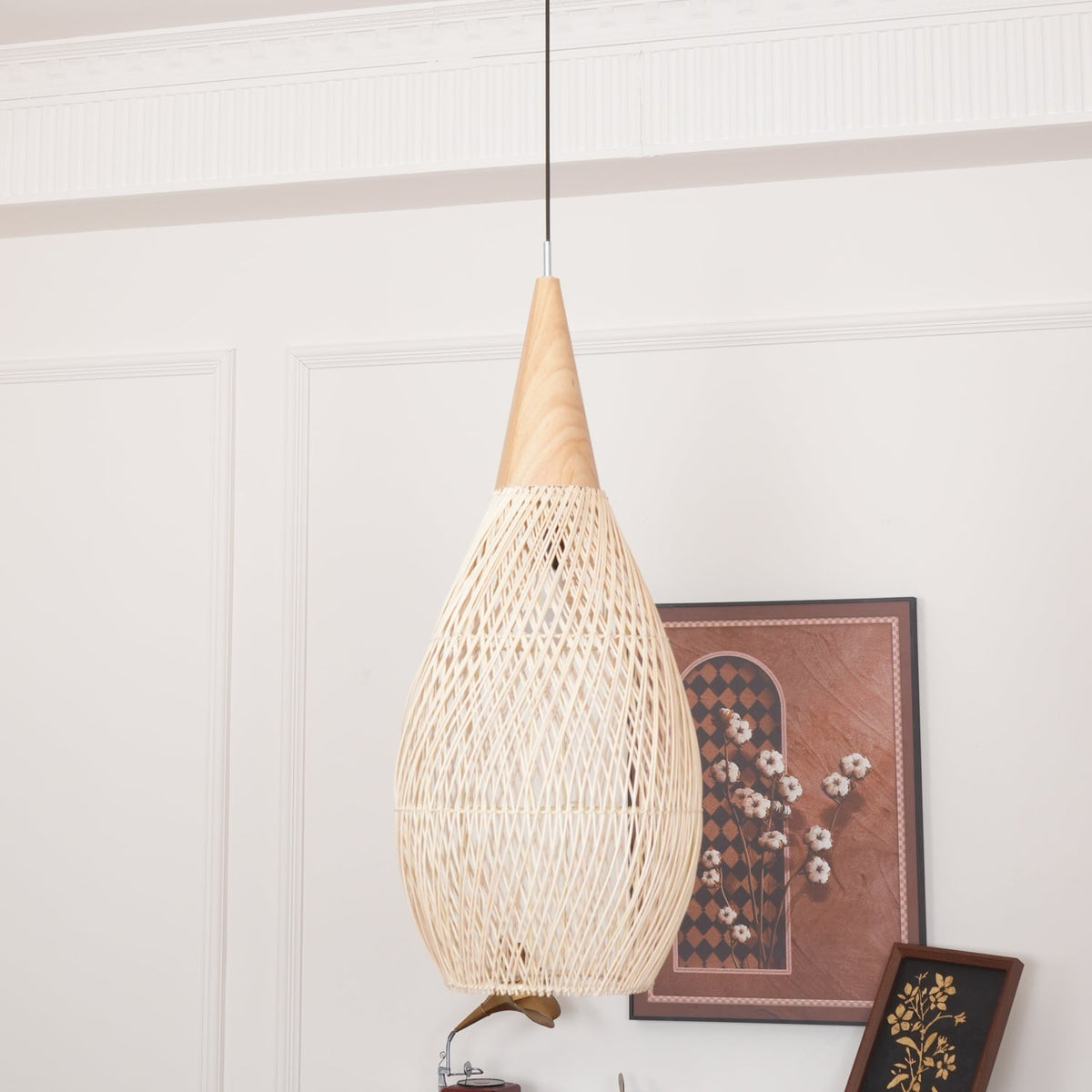 Canirora Hanglamp Rotan Decoratief snoer Geweven