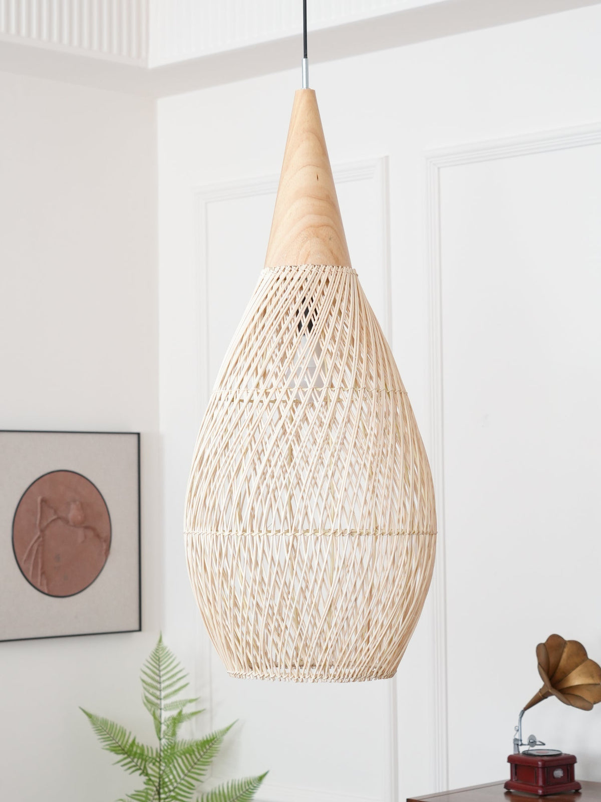 Canirora Hanglamp Rotan Decoratief snoer Geweven