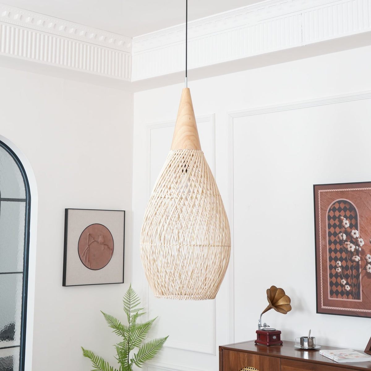 Canirora Hanglamp Rotan Decoratief snoer Geweven