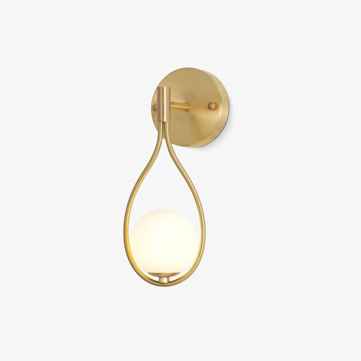 Eiralaya Moderne wandlamp van messing met glas in minimalistisch design