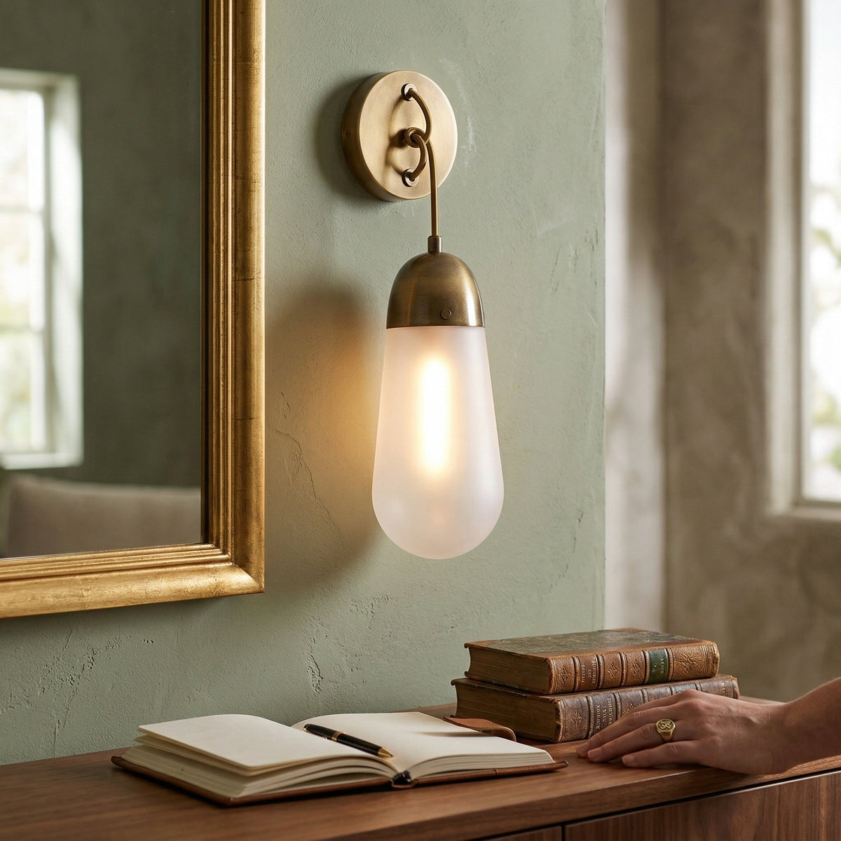 Oreloette wandlamp