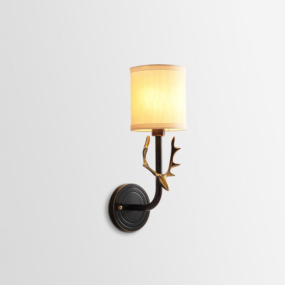 Auriviella elegantie Hertenhoofd wandlamp van messing