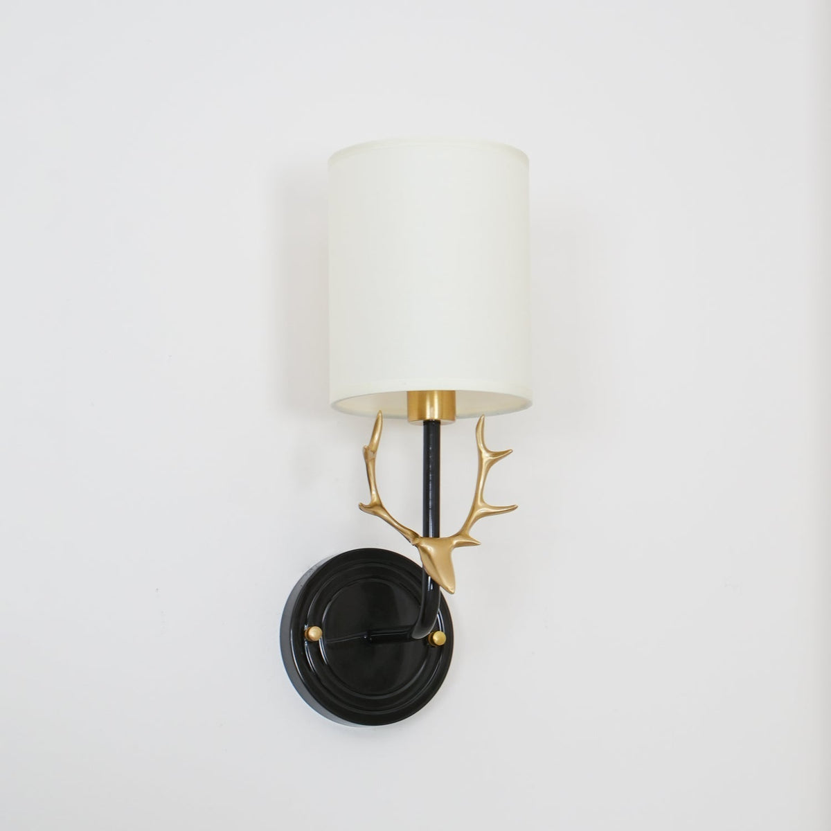 Auriviella elegantie Hertenhoofd wandlamp van messing