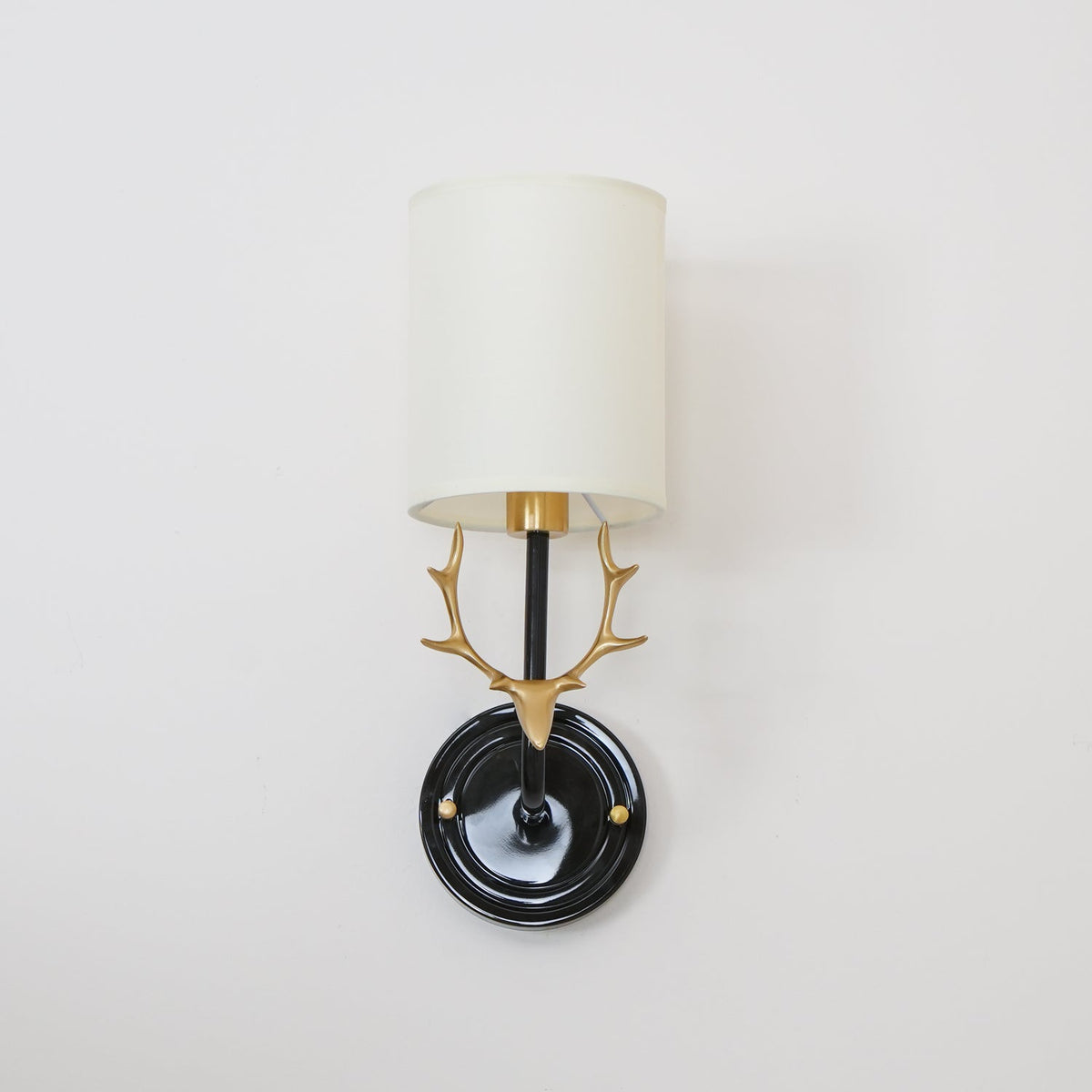 Auriviella elegantie Hertenhoofd wandlamp van messing