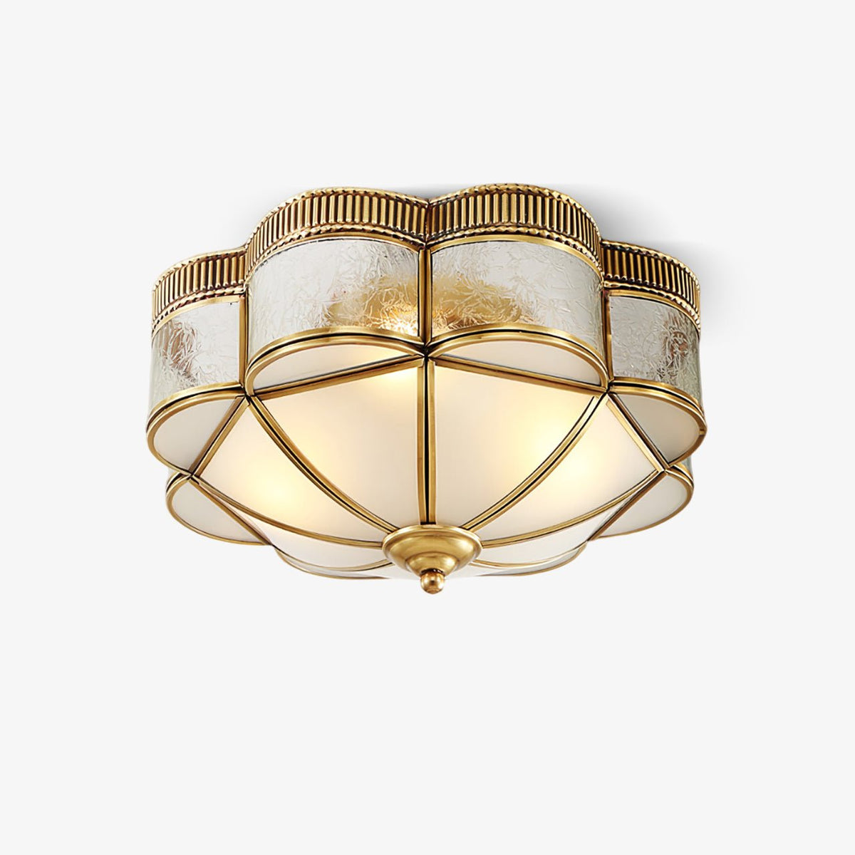 Soliiella Plafondlamp Messing Koepel Mat klassiek Elegant