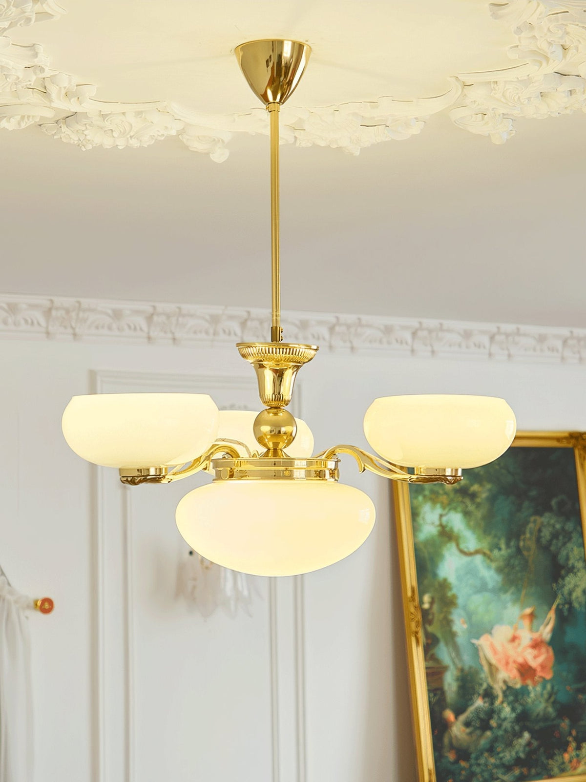 Ethan luxe kroonluchter van glas
