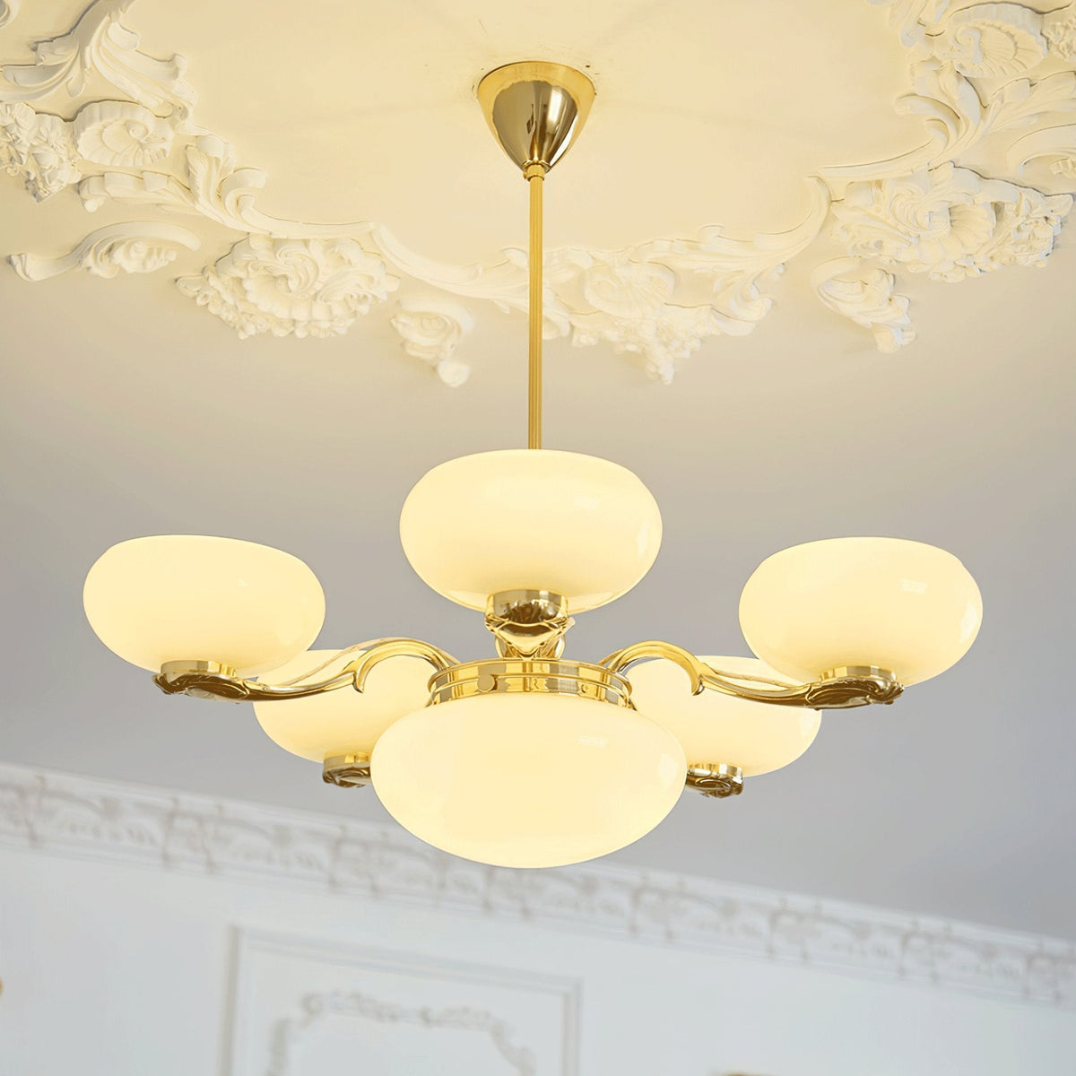 Ethan luxe kroonluchter van glas