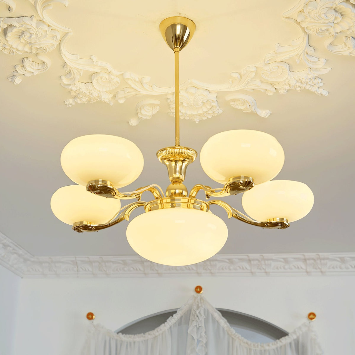 Ethan luxe kroonluchter van glas