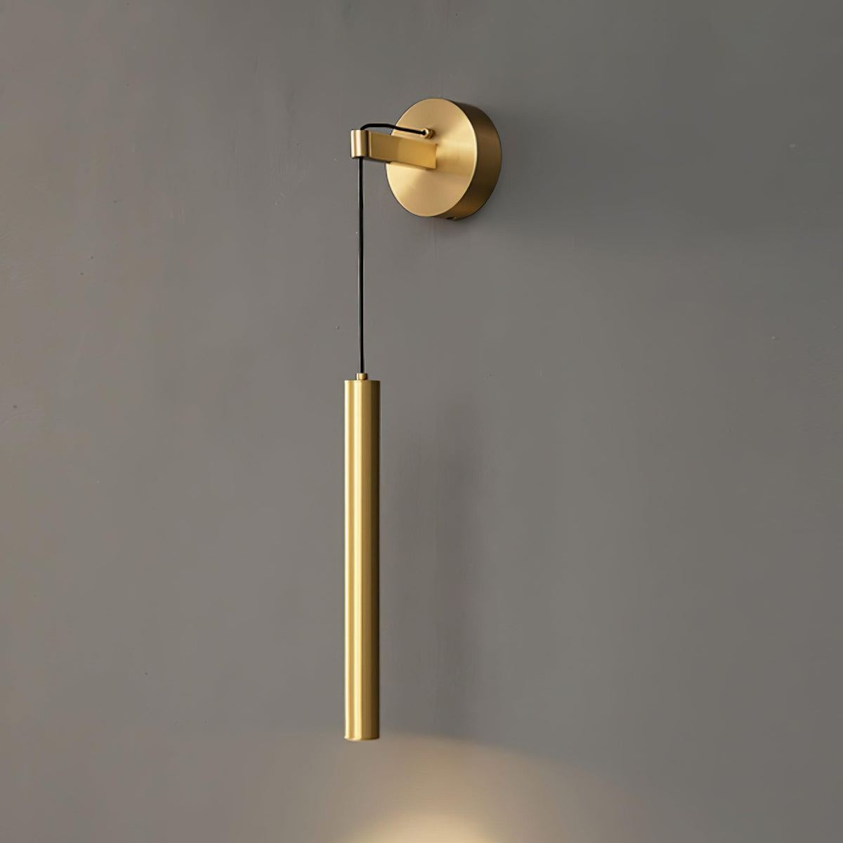 Loxley modern Minimalistisch Lijn Messing Wandlamp