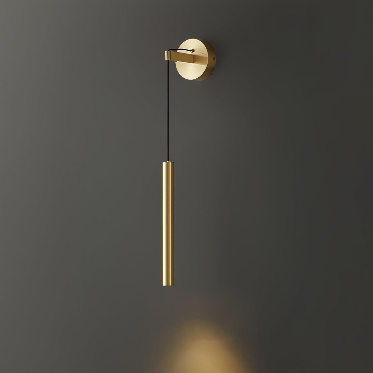 Loxley modern Minimalistisch Lijn Messing Wandlamp
