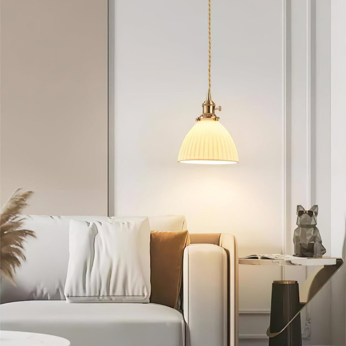 Ornoryra Vintage hanglamp van glas