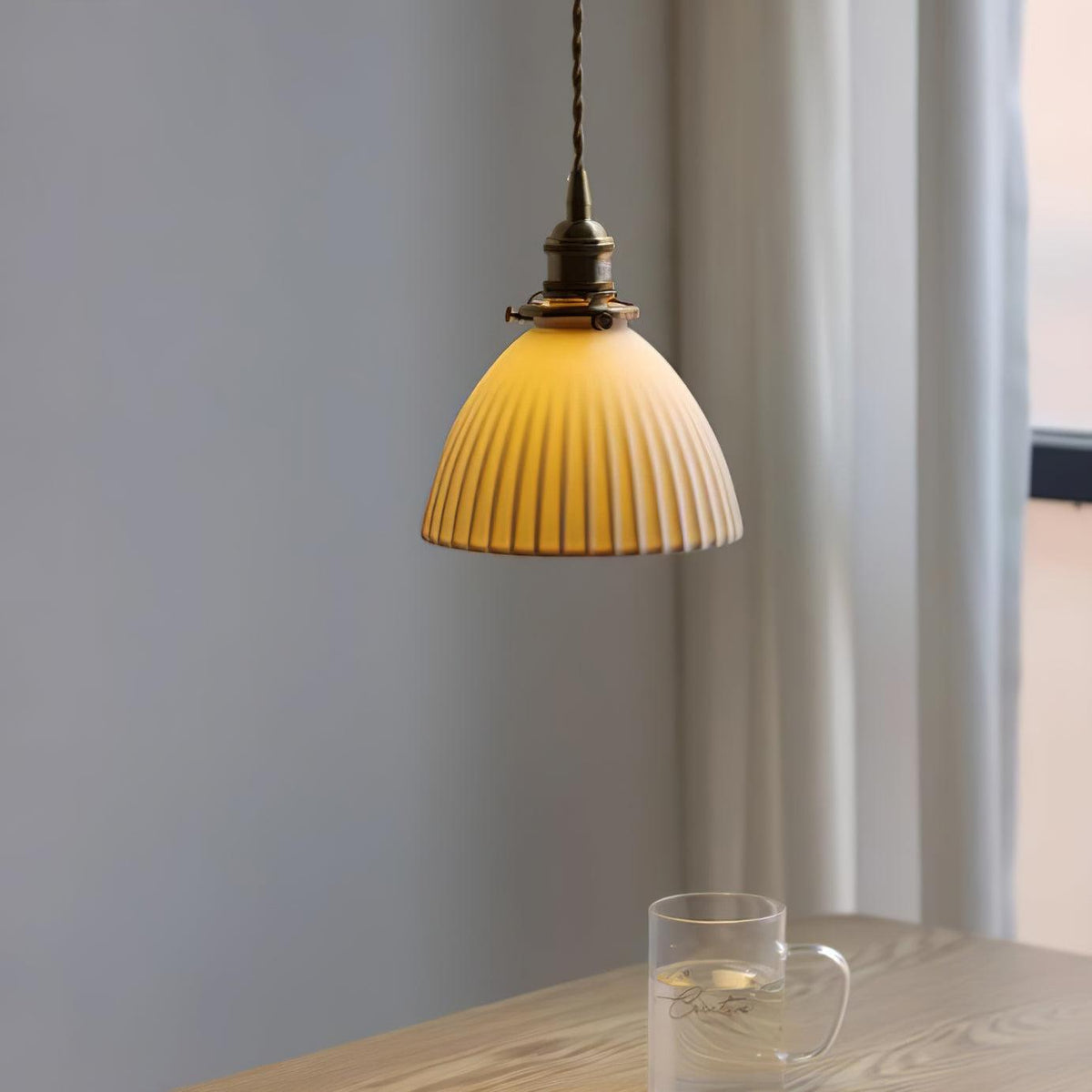Ornoryra Vintage hanglamp van glas