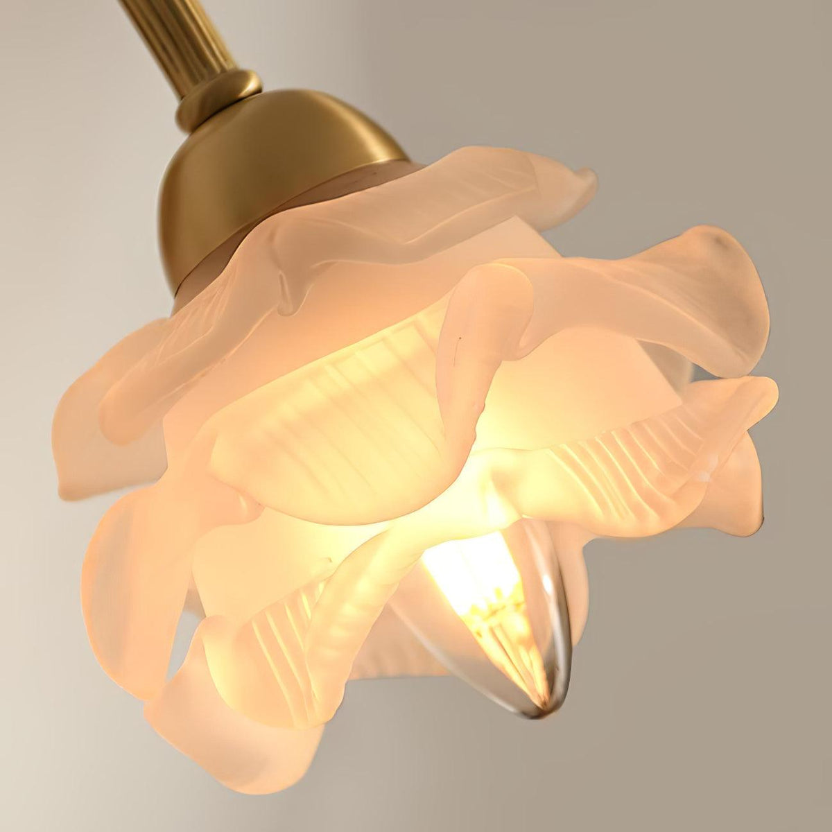 Palo wandlamp messing bloemmotief luxe
