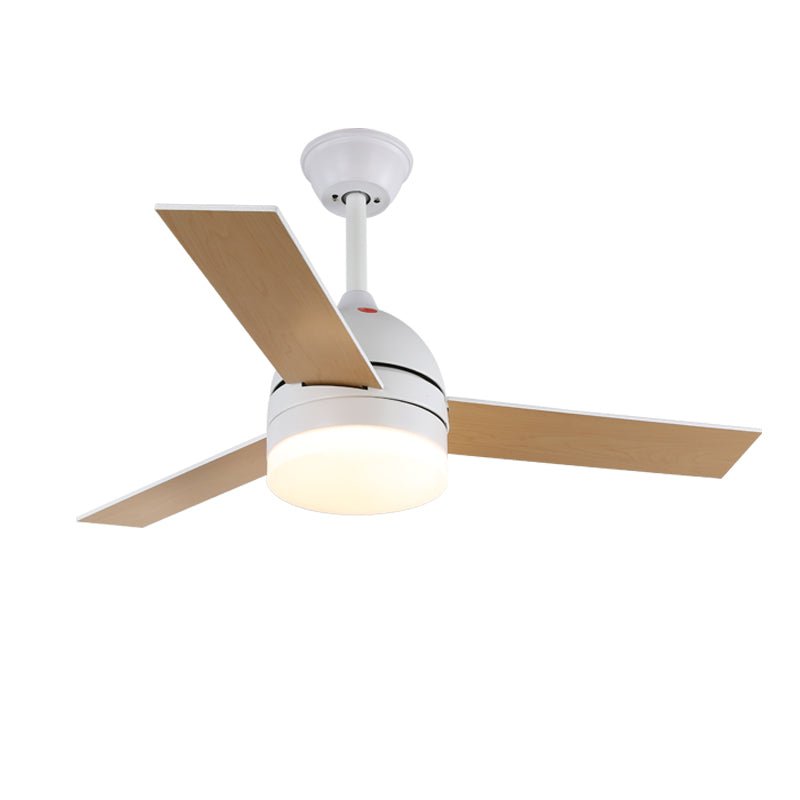 Selena Minimalistische plafondventilator met verlichting van walnoothout