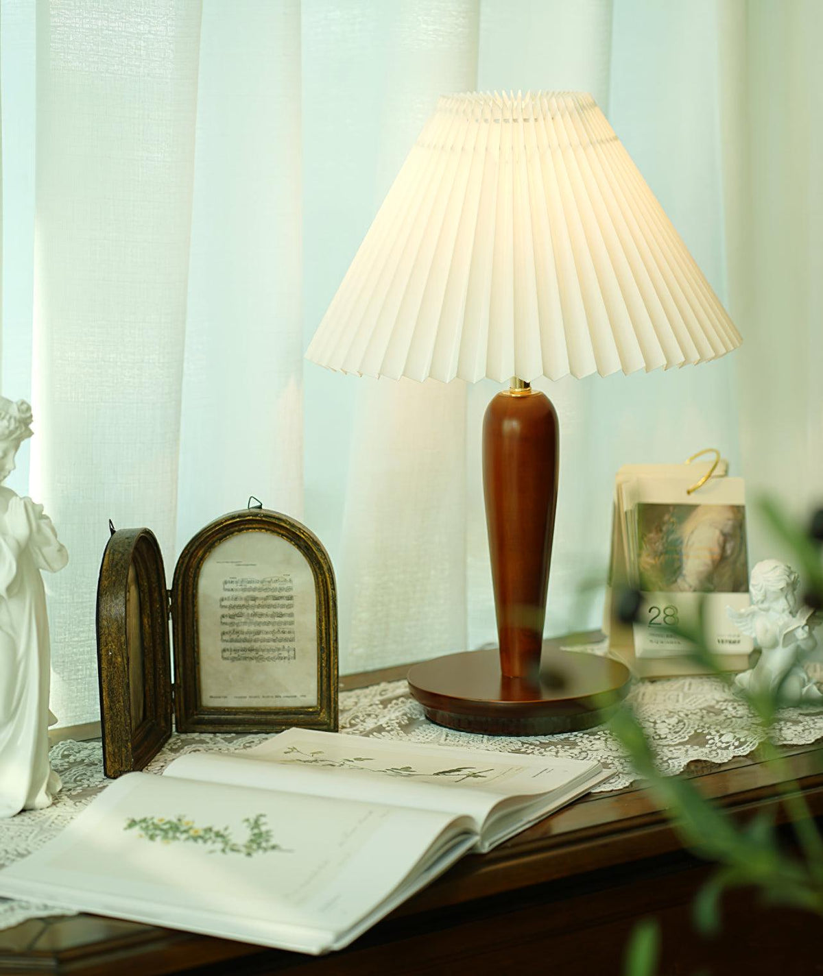 Linorelia Moderne tafellamp van Stof