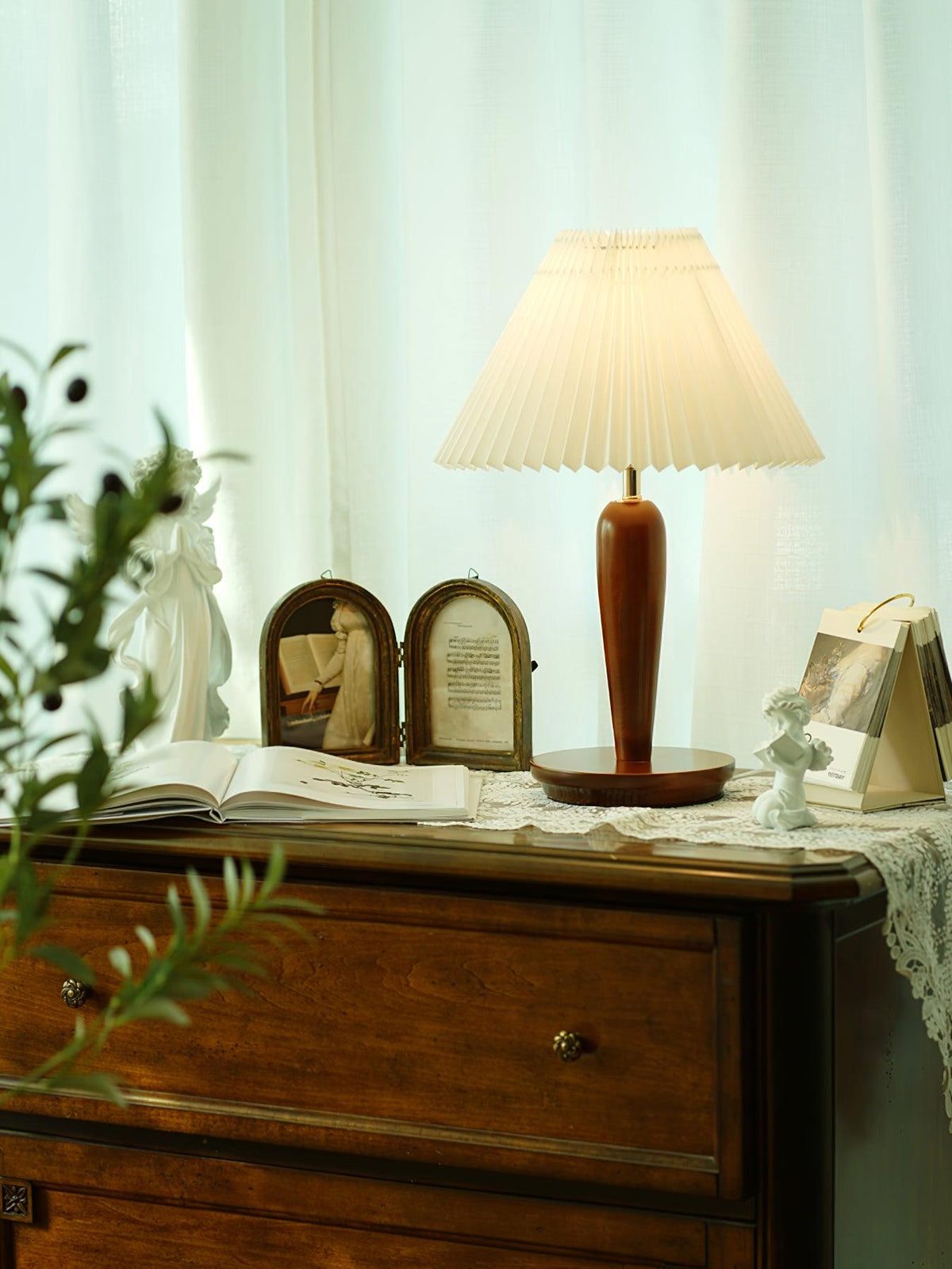 Linorelia Moderne tafellamp van Stof