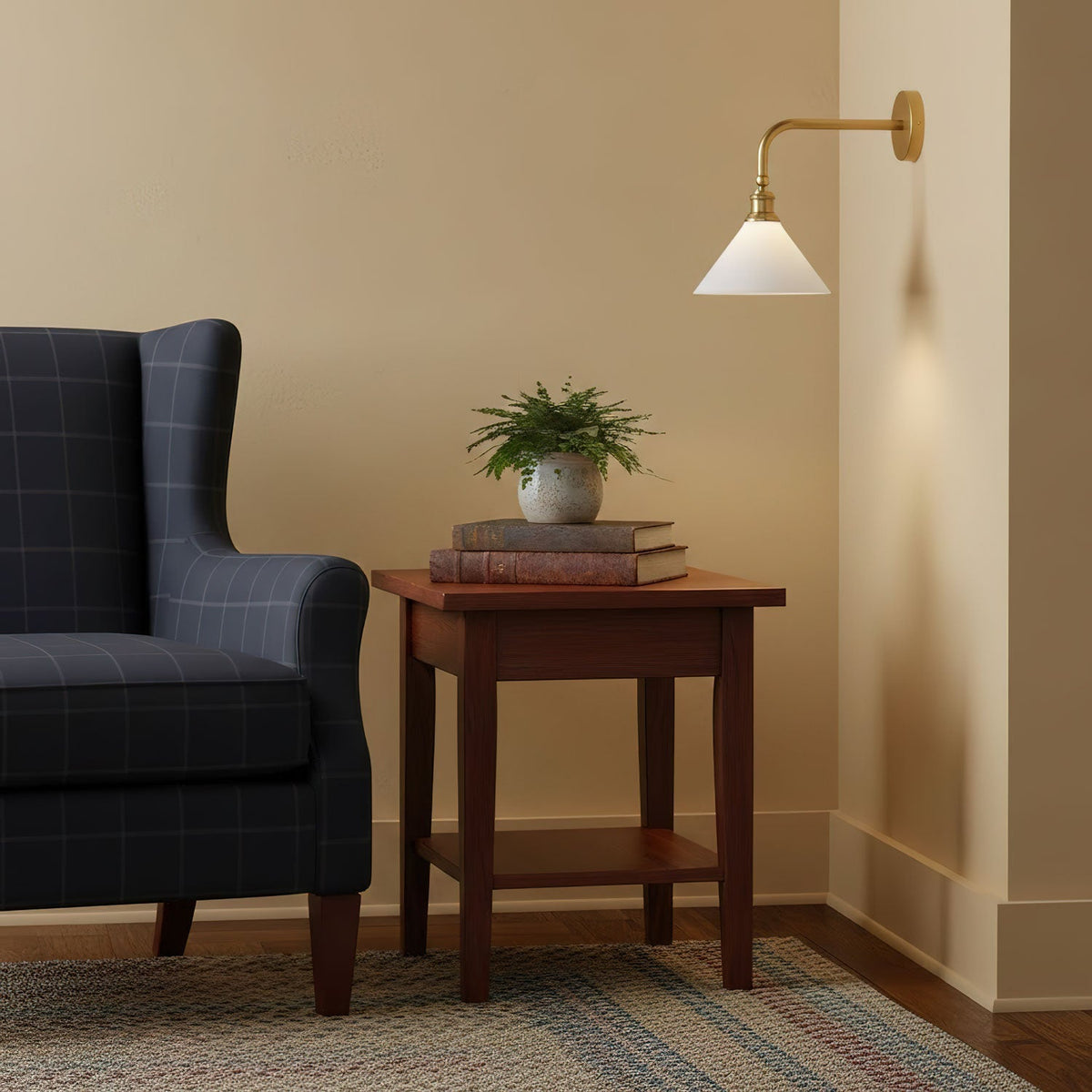 Zaya Minimalistische wandlamp van metaal