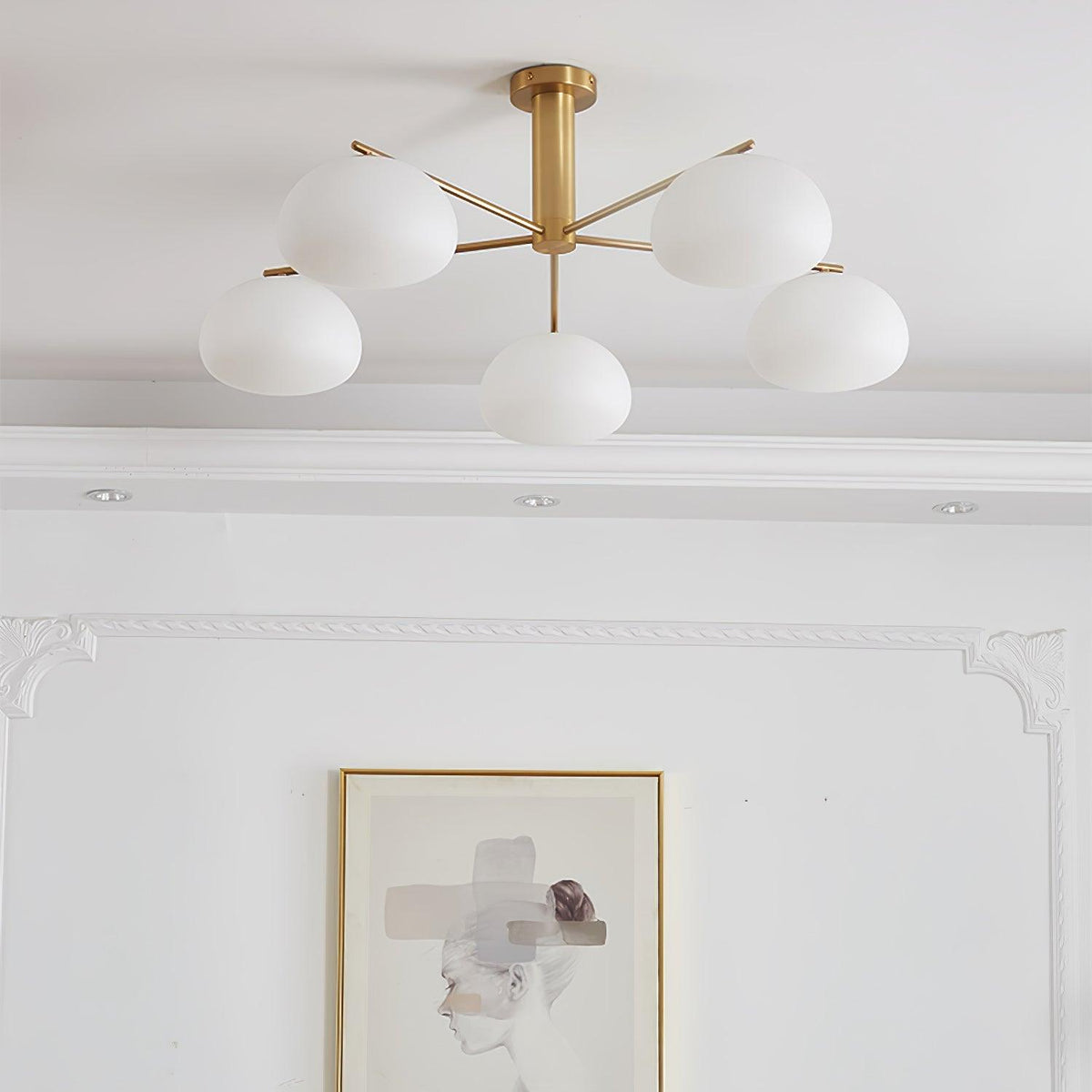 Celeneon Luxe glas Kroonluchter