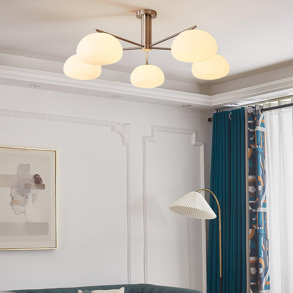 Celeneon Luxe glas Kroonluchter