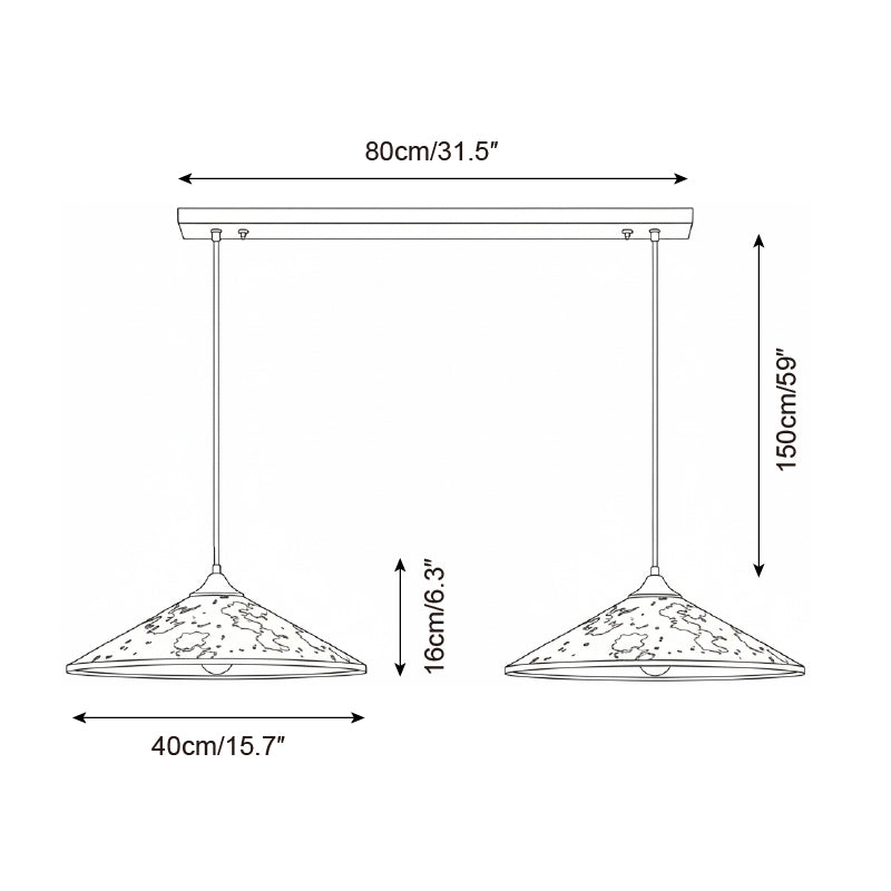 Viraalora hanglamp