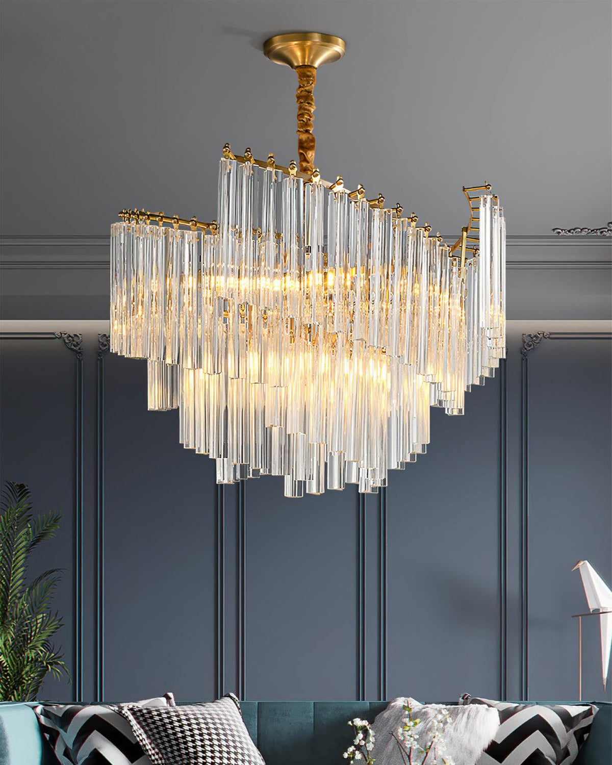 Ala Postmodern luxe Brinicle Kristal Kroonluchter