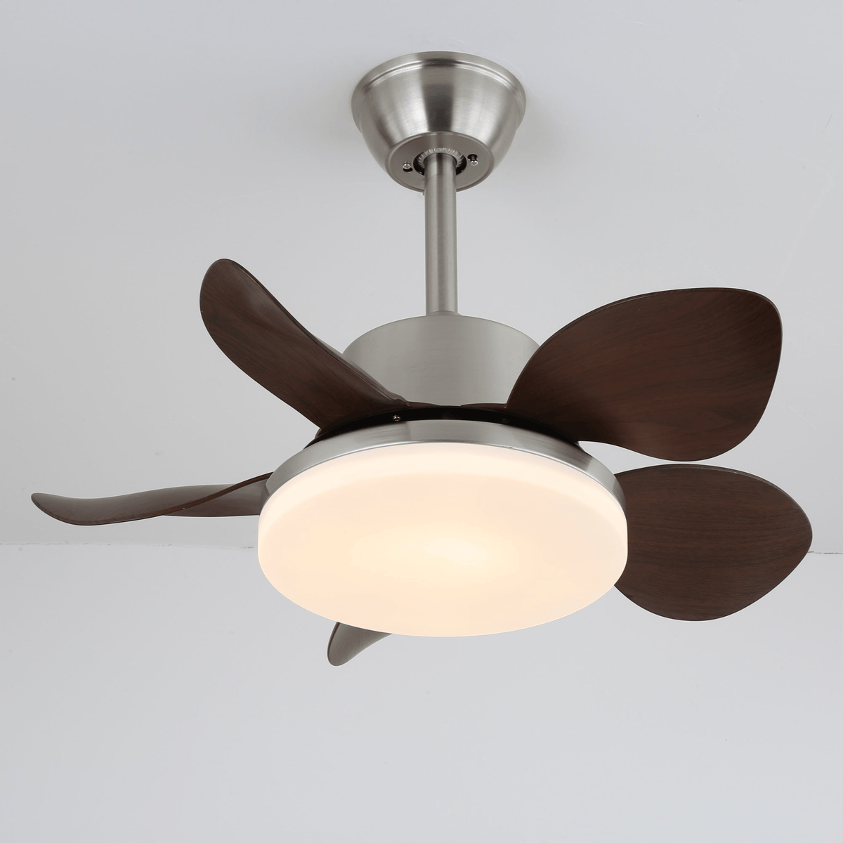 Alenya plafondventilator met verlichting van walnoothout