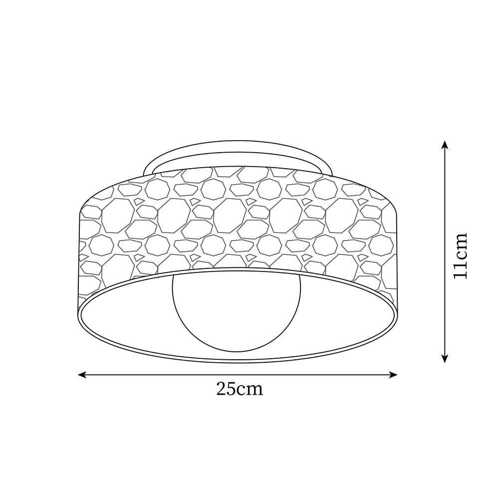 Zevius plafondlamp