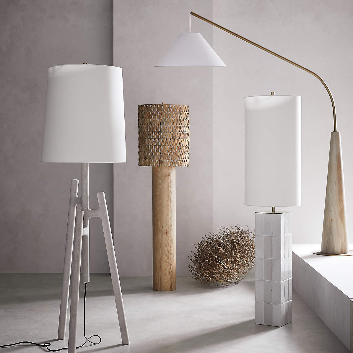 Lorenzo vloerlamp