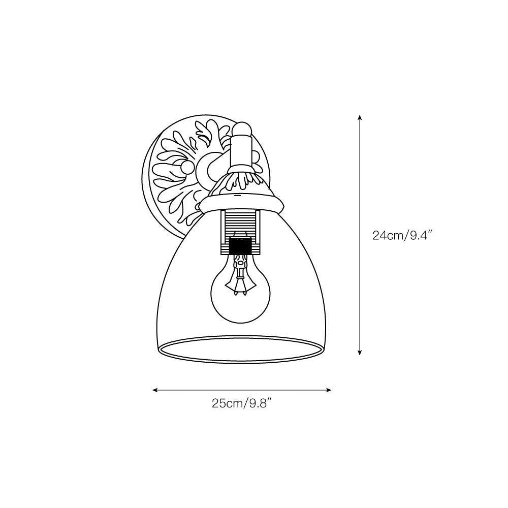 Sidonie wandlamp