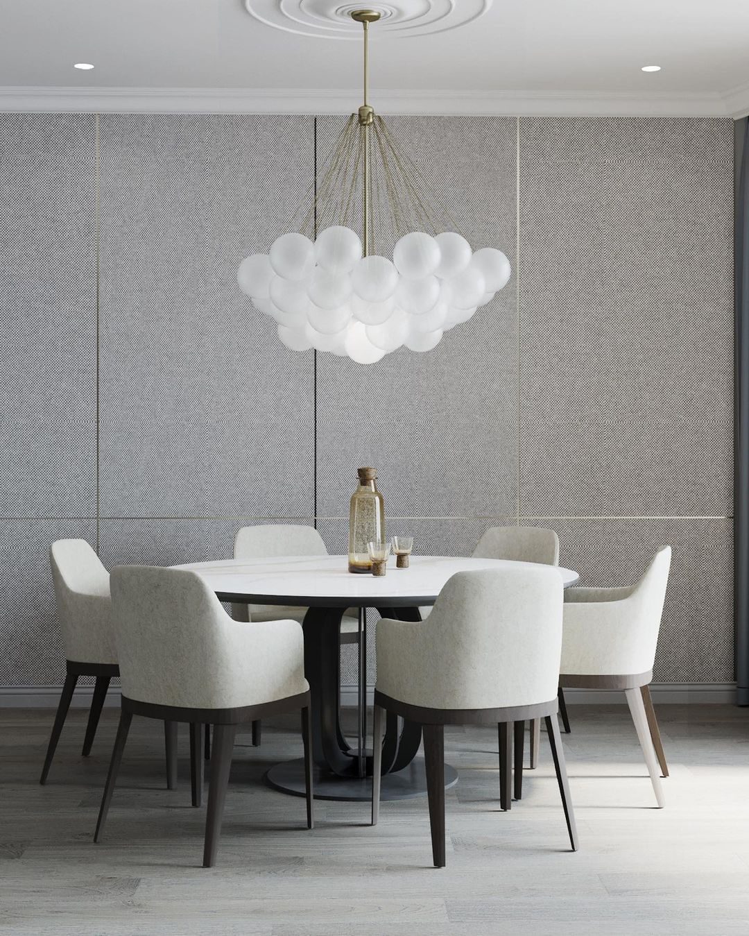 Eiririra Kroonluchter Bubble Matglas